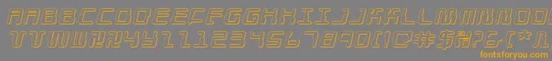 fuente DroidLover3DExpandedItalic – Fuentes Naranjas Sobre Fondo Gris