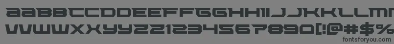 Lethalforce Font – Black Fonts on Gray Background