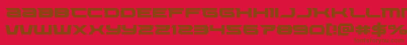 More about Lethalforce Font Lethalforce Font – Brown Fonts on Red Background