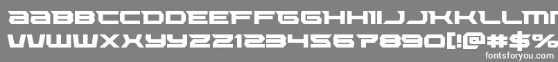Lethalforce Font – White Fonts on Gray Background