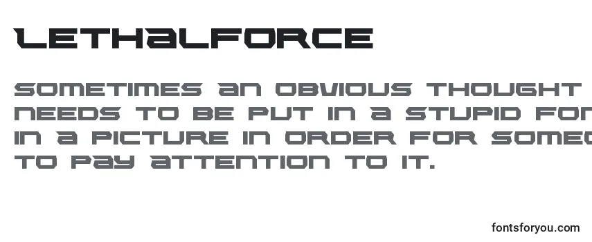 Lethalforce-fontti