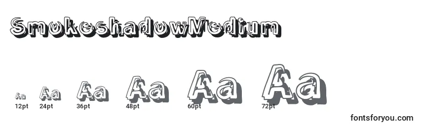 SmokeshadowMedium Font Sizes