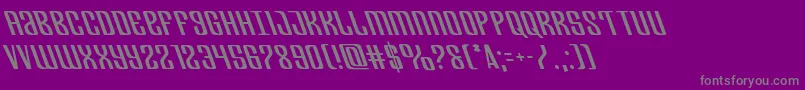 Departmenthleft Font – Gray Fonts on Purple Background