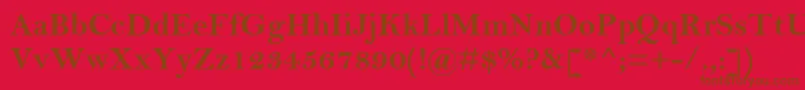 BellMtРџРѕР»СѓР¶РёСЂРЅС‹Р№ Font – Brown Fonts on Red Background