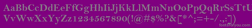 BellMtРџРѕР»СѓР¶РёСЂРЅС‹Р№ Font – Gray Fonts on Purple Background