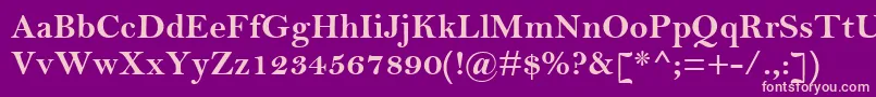 BellMtРџРѕР»СѓР¶РёСЂРЅС‹Р№ Font – Pink Fonts on Purple Background