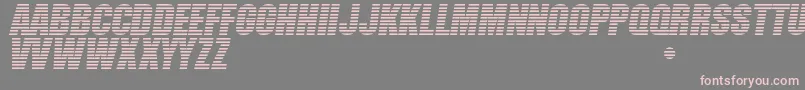 FormerAirline Font – Pink Fonts on Gray Background