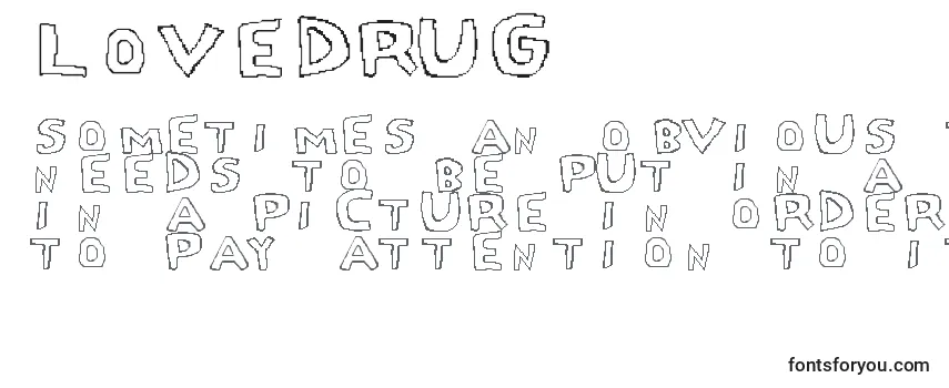 Review of the LoveDrug Font