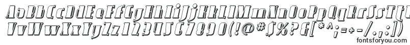Шрифт AvondaleShadedItalic – очерченные шрифты