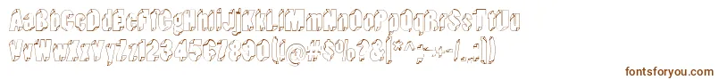 Typeinthewind Font – Brown Fonts on White Background
