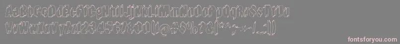 Typeinthewind Font – Pink Fonts on Gray Background