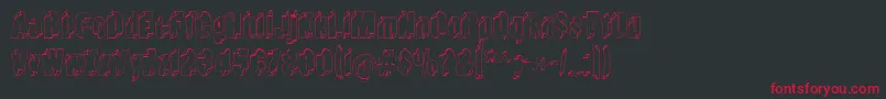 Typeinthewind Font – Red Fonts on Black Background