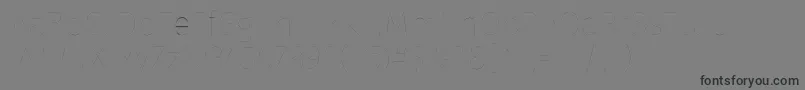 FirasansTwo Font – Black Fonts on Gray Background