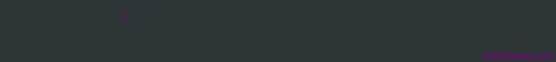 FirasansTwo Font – Purple Fonts on Black Background