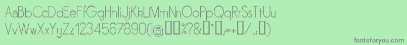 Sornl Font – Gray Fonts on Green Background