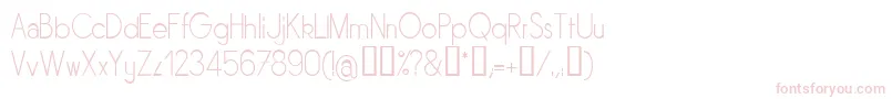 Sornl Font – Pink Fonts on White Background