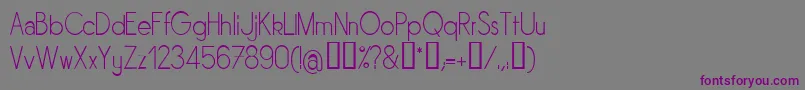 Sornl Font – Purple Fonts on Gray Background