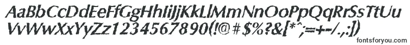 ColumbiarandomBolditalic-fontti – Fontit Microsoft Officelle