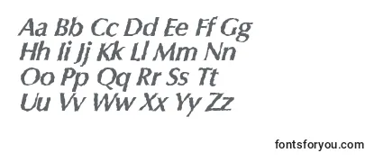 ColumbiarandomBolditalic Font