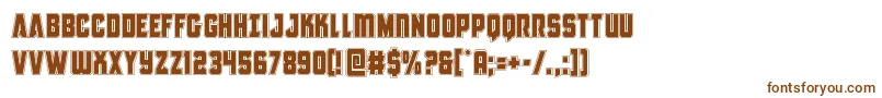 Antillesacad-fontti – ruskeat fontit