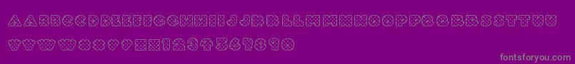 More about FattyHeartFilled Font FattyHeartFilled Font – Gray Fonts on Purple Background