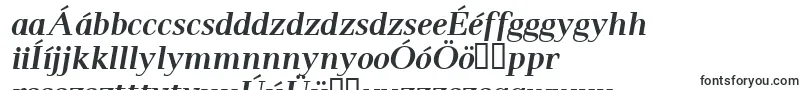 Шрифт Pax2SemiboldItalic – венгерские шрифты