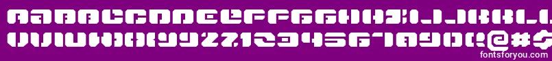 Danstargateexex Font – White Fonts on Purple Background