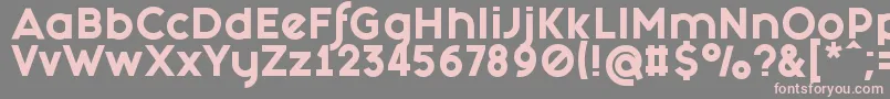 FashionFetishHeavy Font – Pink Fonts on Gray Background