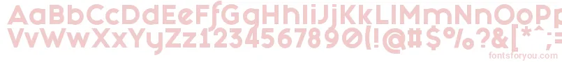 FashionFetishHeavy Font – Pink Fonts on White Background