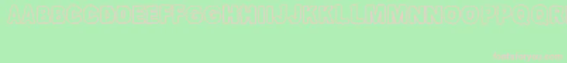 AwanNusantara Font – Pink Fonts on Green Background