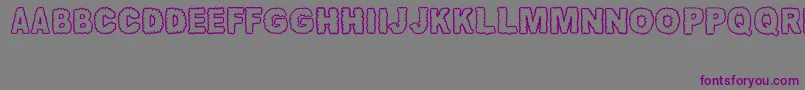 AwanNusantara Font – Purple Fonts on Gray Background