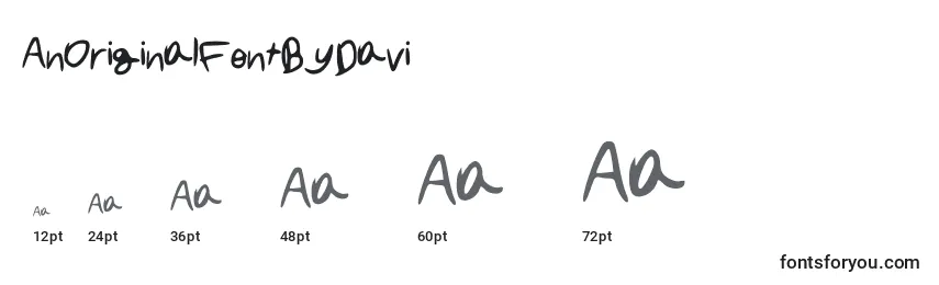 AnOriginalFontByDavi Font Sizes