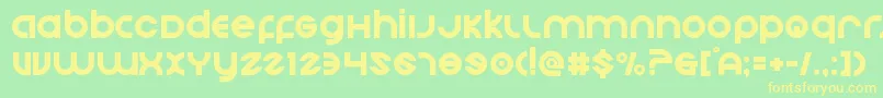 More about Echostation Font Echostation Font – Yellow Fonts on Green Background