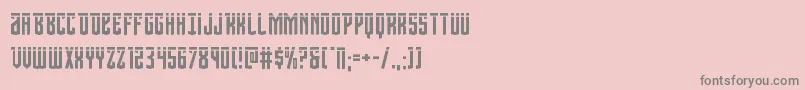 Viceroylaser Font – Gray Fonts on Pink Background