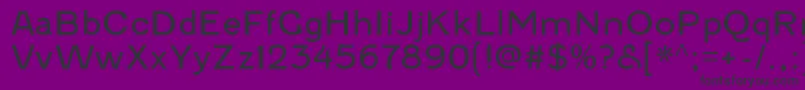 FenwickltRegular Font – Black Fonts on Purple Background