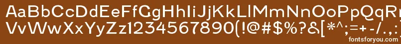 FenwickltRegular Font – White Fonts on Brown Background
