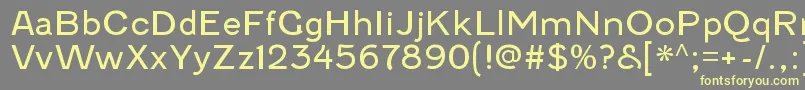 More about FenwickltRegular Font FenwickltRegular Font – Yellow Fonts on Gray Background