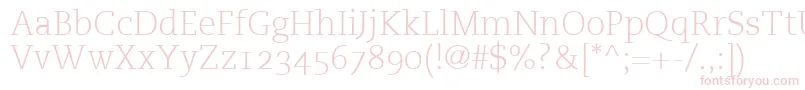 Weitere Informationen zur PmnCaecilia45LightOldstyleFigures-Schriftart PmnCaecilia45LightOldstyleFigures-Schriftart – Rosa Schriften