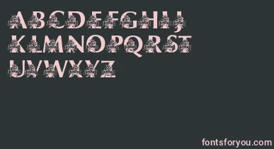 LmsUsusBigBlue font – Pink Fonts On Black Background