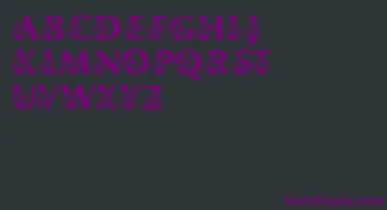 LmsUsusBigBlue font – Purple Fonts On Black Background