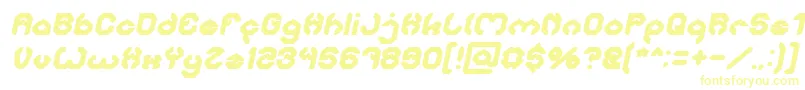 BizzareBoldItalic Font – Yellow Fonts