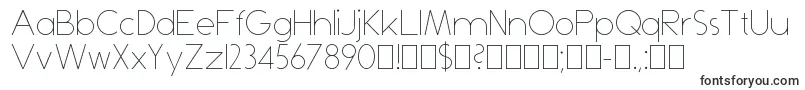 Шрифт DominikThin – шрифты для VK