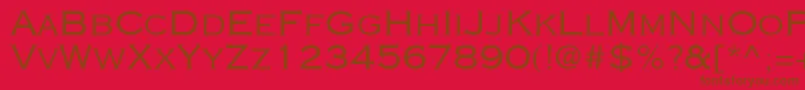 fuente CopperplateGothicLtThirtyTwoAb – Fuentes Marrones Sobre Fondo Rojo