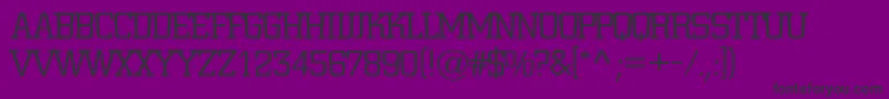 ACitynovatitulrglt Font – Black Fonts on Purple Background