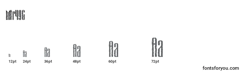 Mtr49C Font Sizes