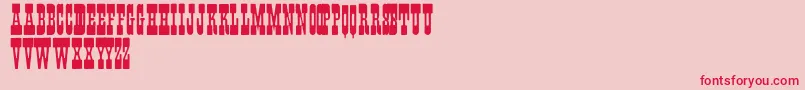 Fisti Font – Red Fonts on Pink Background
