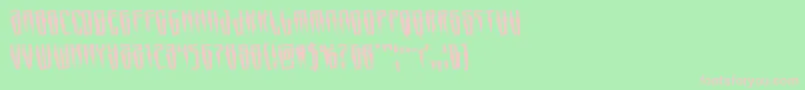 Swordtoothrotate Font – Pink Fonts on Green Background