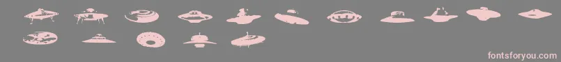 More about Ovnis Font Ovnis Font – Pink Fonts on Gray Background
