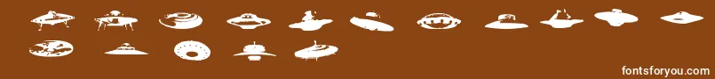 More about Ovnis Font Ovnis Font – White Fonts on Brown Background