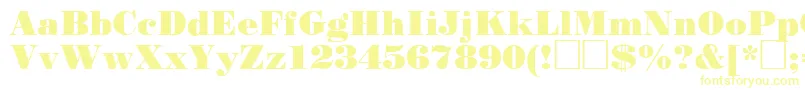 Шрифт Stp93C – жёлтые шрифты